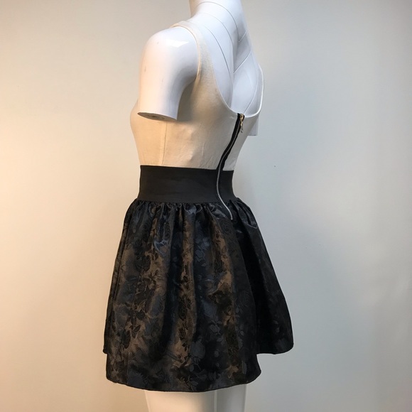 Marquis baby doll mini black and white dress - Picture 2 of 6